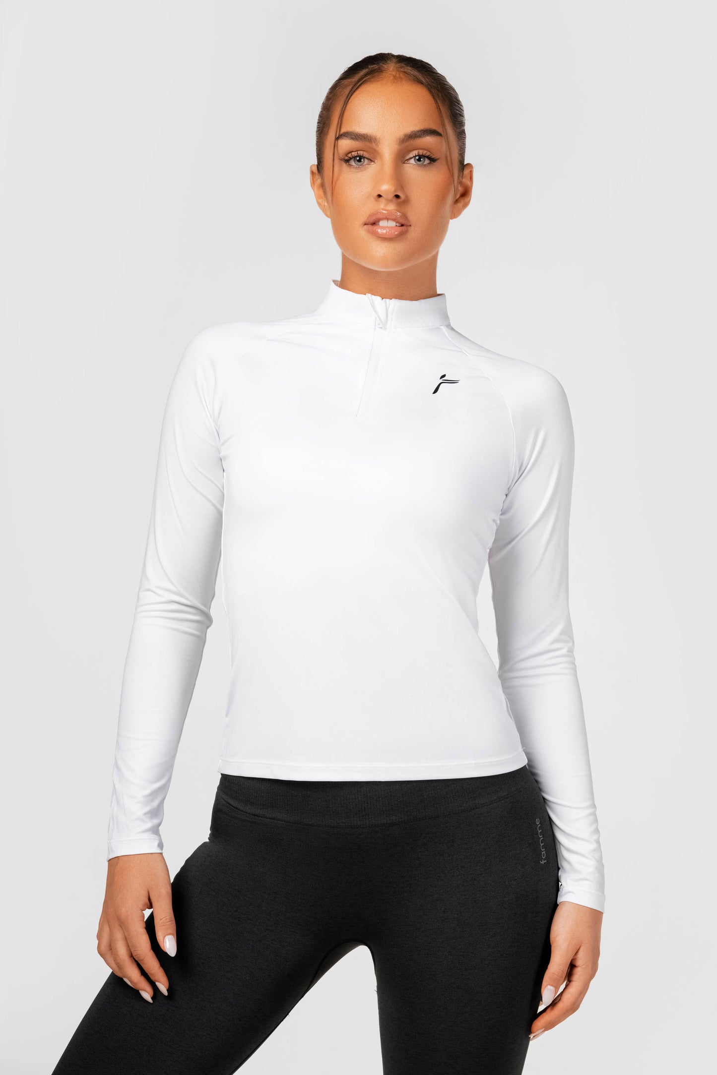 White Essential Long Sleeve - for dame - Famme - Training Long Sleeve