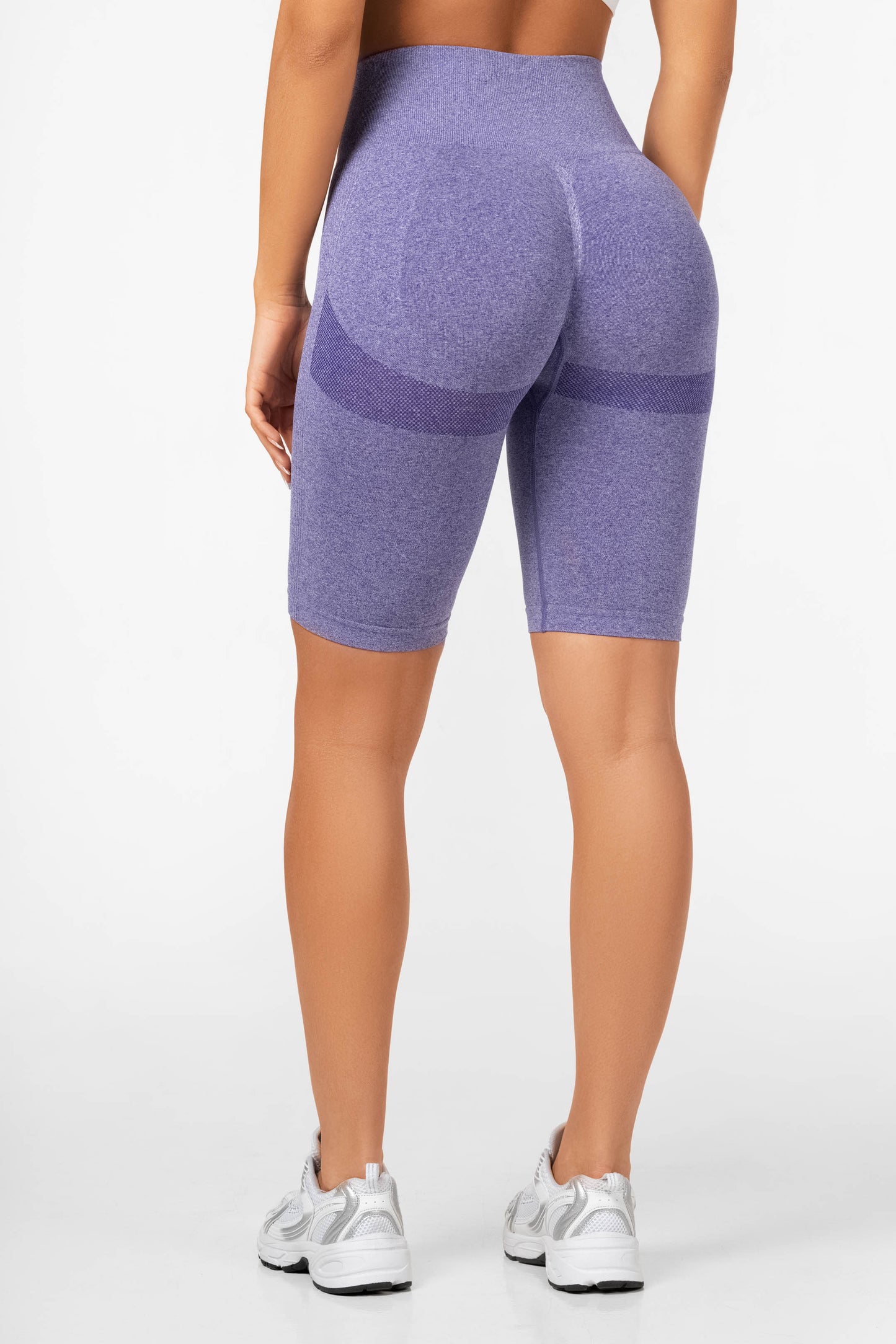 Purple Peachy Scrunchie Shorts - for dame - Famme - Shorts