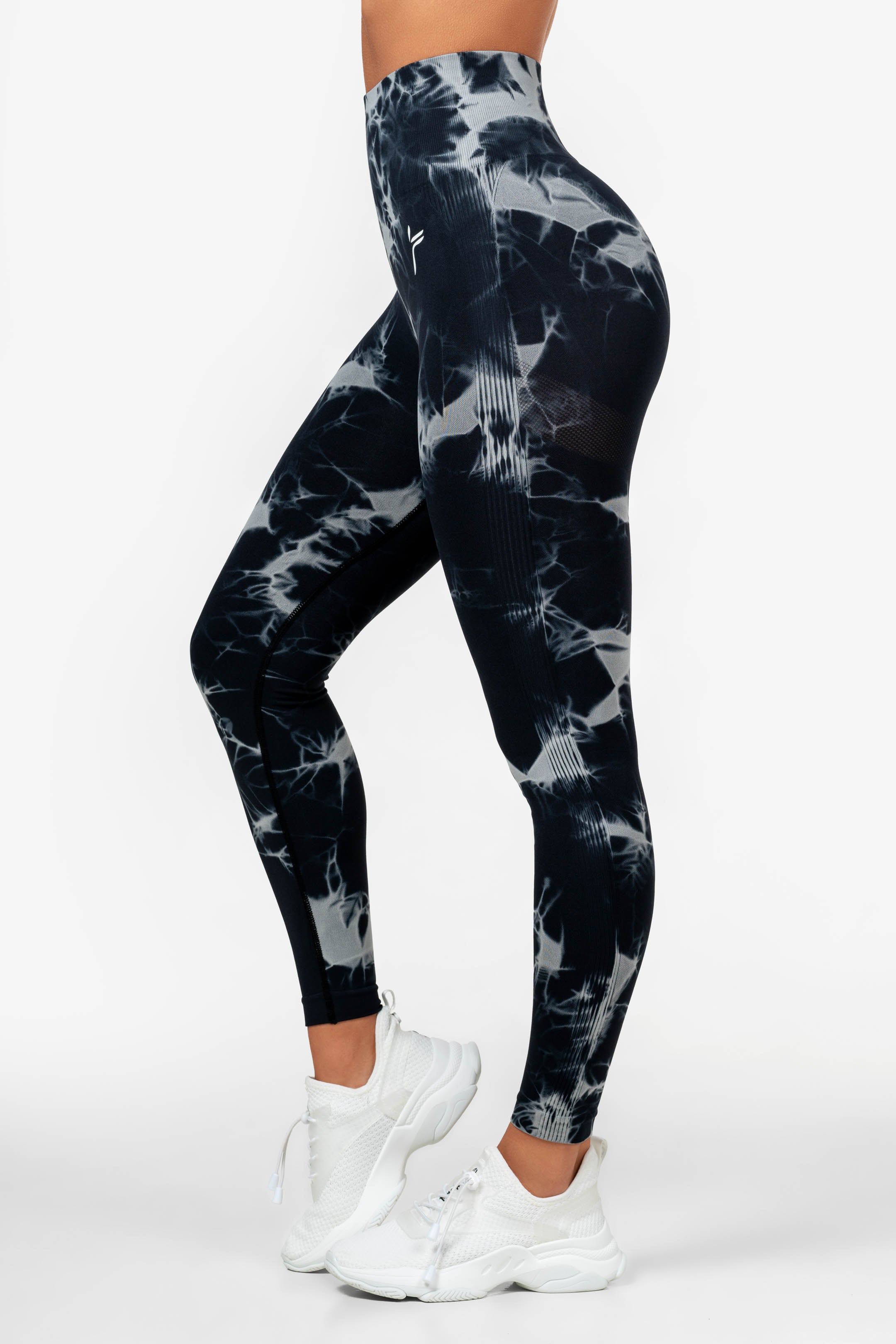 Tie Dye Scrunch Leggings, Sömlösa strumpbyxor