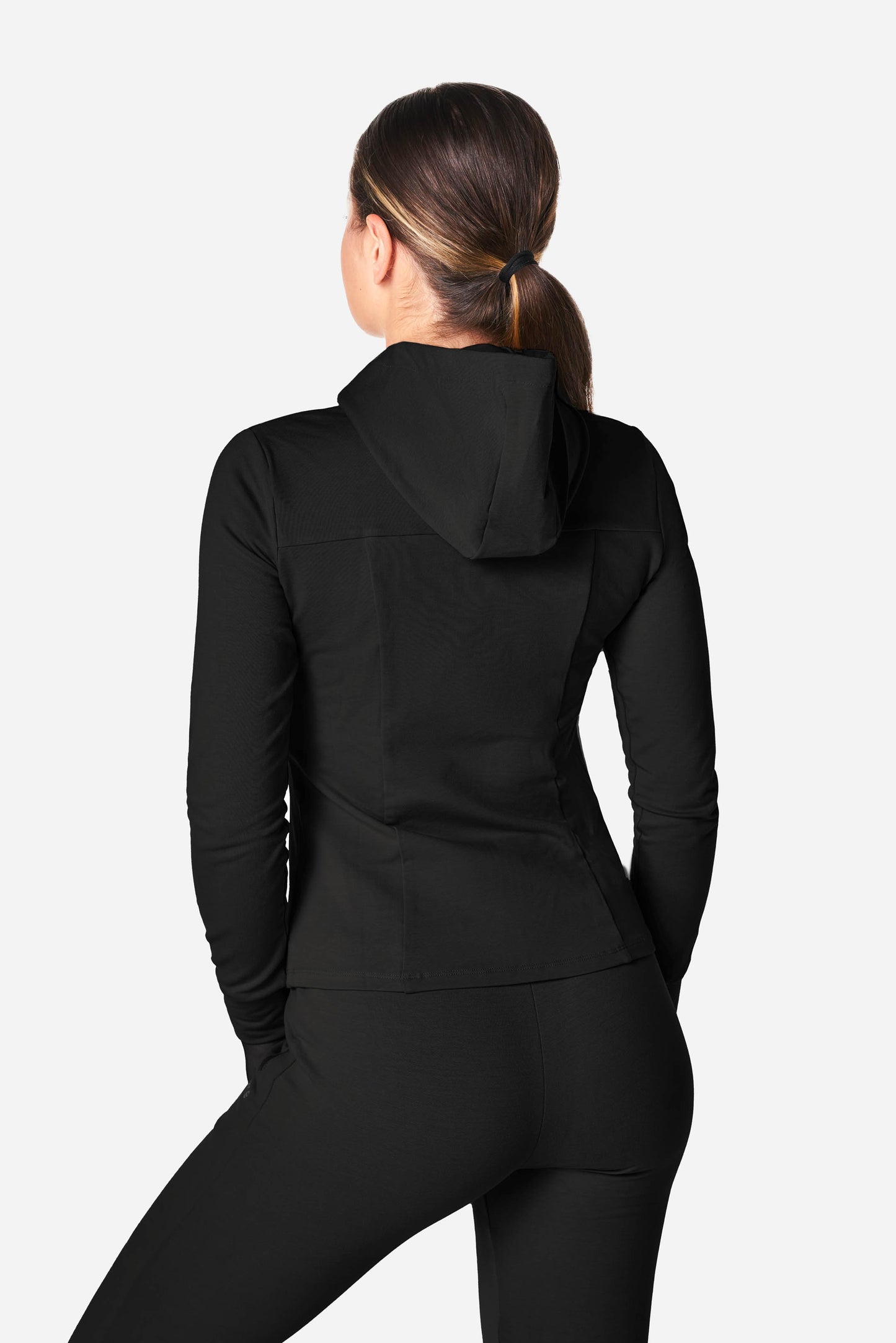 Black Fit Hoodie - for dame - Famme - Hoodie