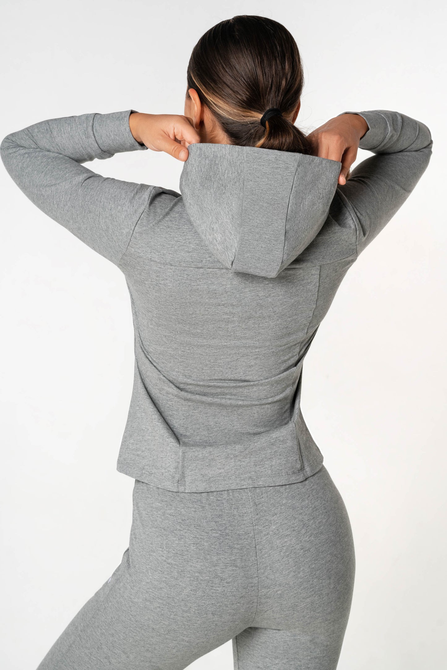 Grey Fit Hoodie - for dame - Famme - Hoodie