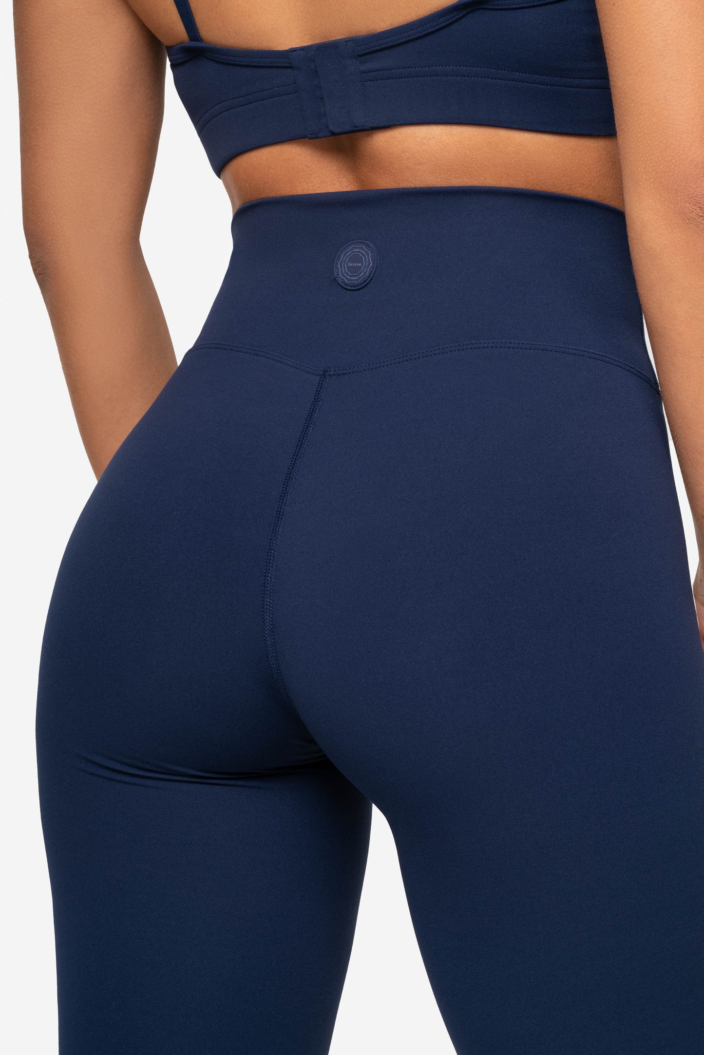 Dark Blue Softy Leggings - for dame - Famme - Leggings