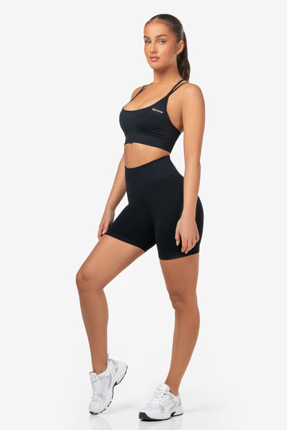 Black Lunge Sports Bra