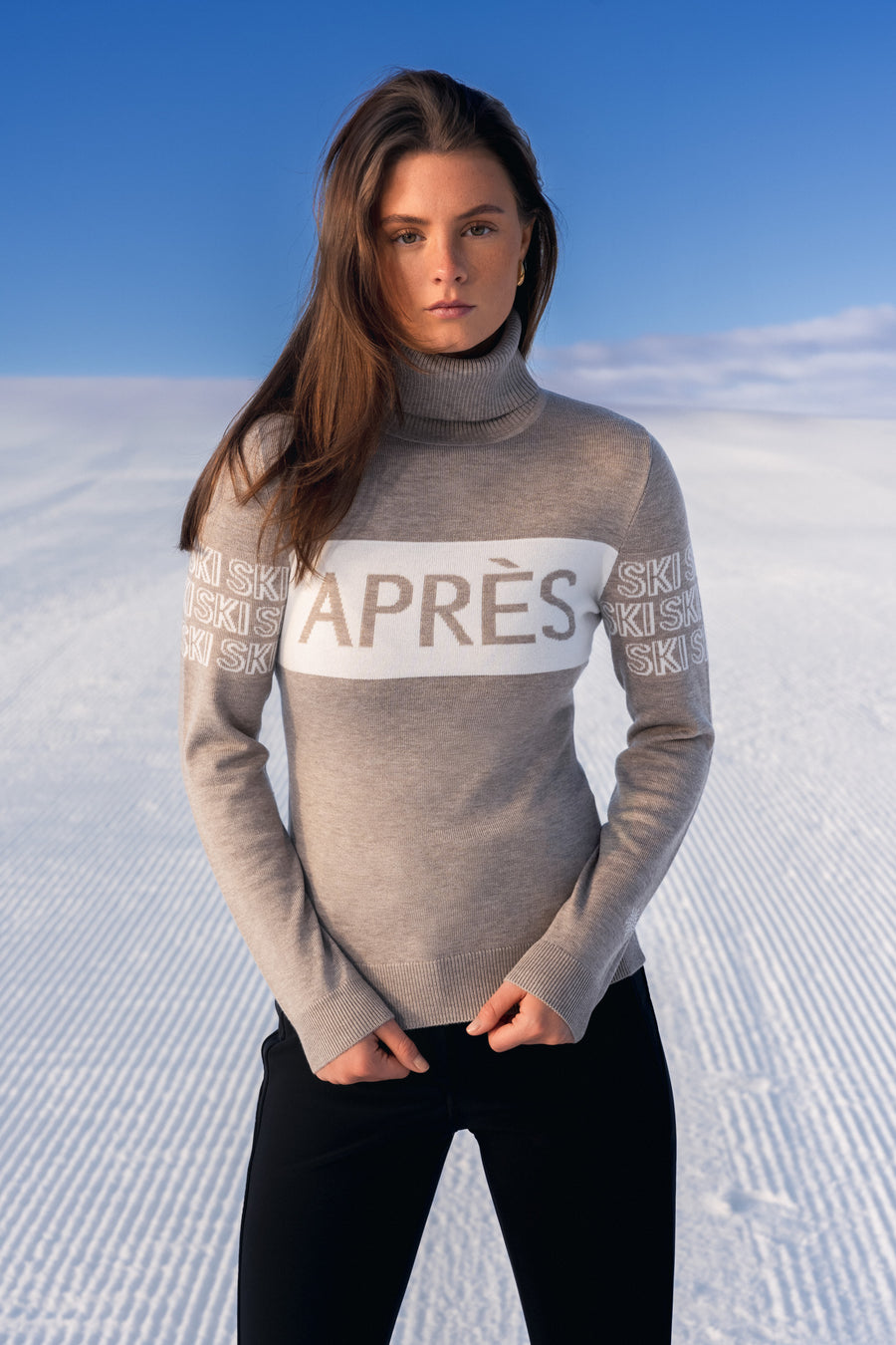 APRÈS-SKI Sweater · Beige/White