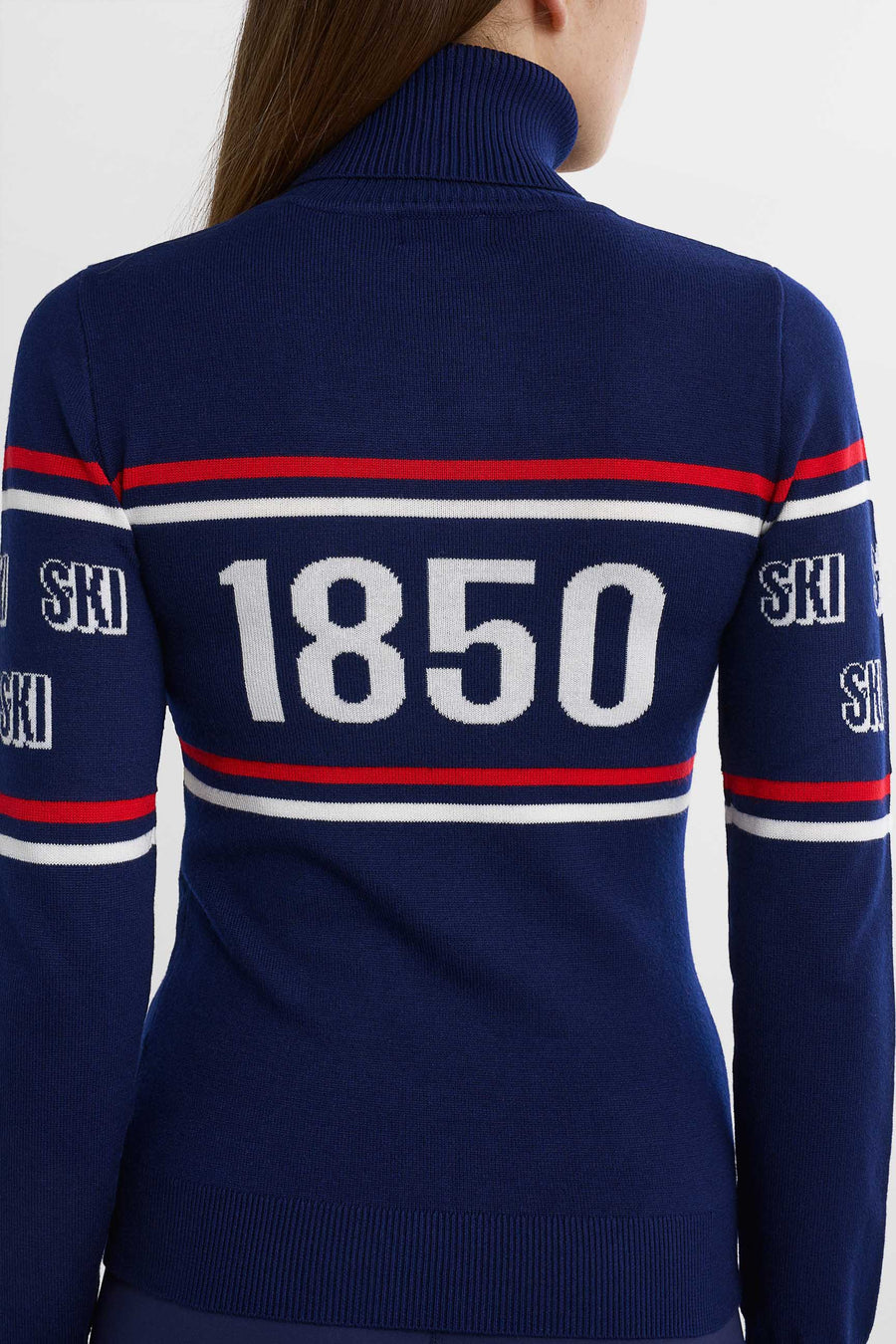 Courchevel Ski Club Sweater · Blue/White/Red