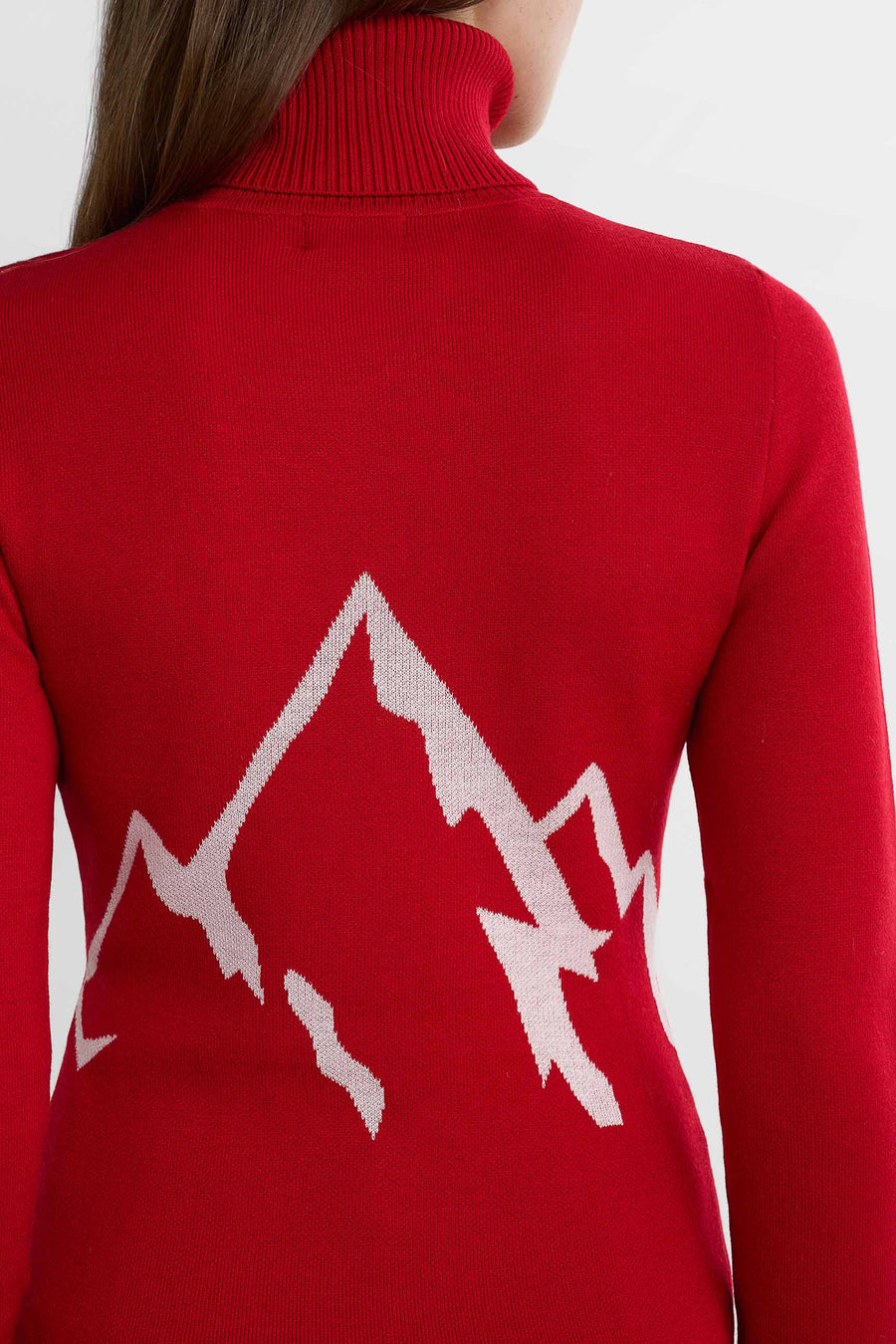 Meribel Sweater · White/Blue/Red