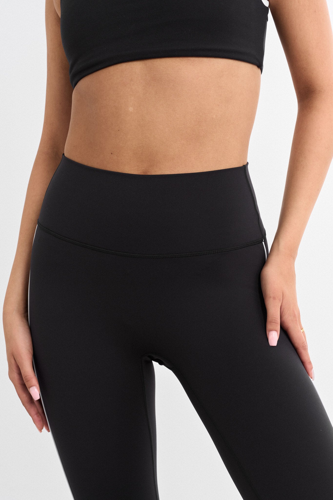 Mjuka kontrasterande leggings