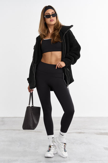Mjuka kontrasterande leggings
