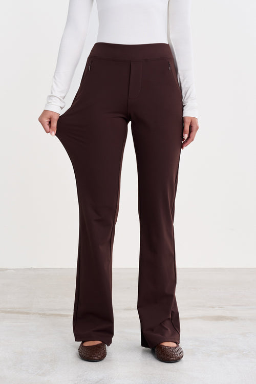 Tailored Bootcut Pants - for dame - Famme - Pants