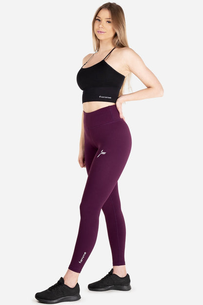 Purple Essential Tights - for dame - Famme - Leggings