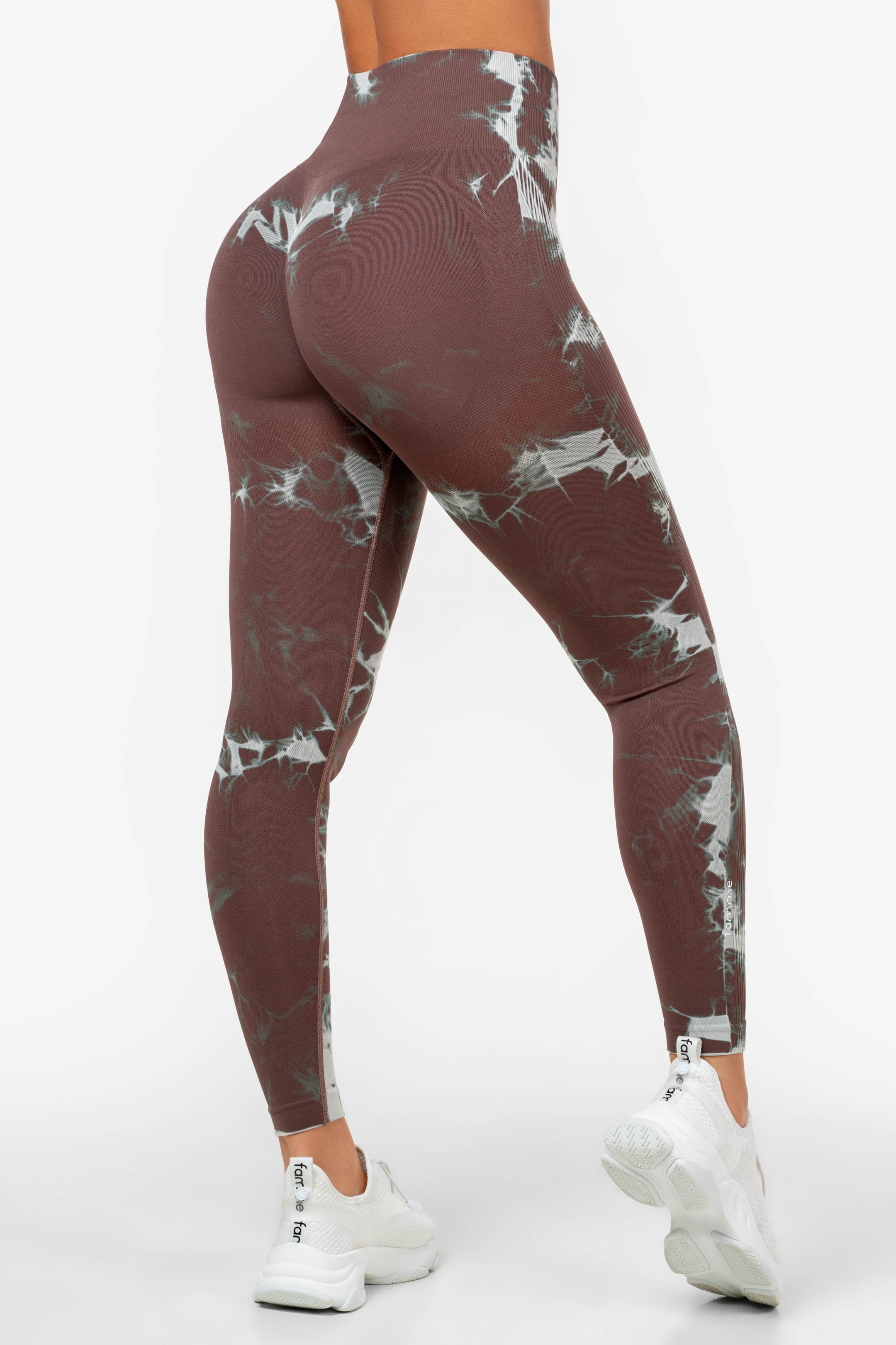 Brown and white deals leggings